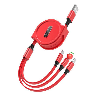 3 in 1 Retractable USB Cable