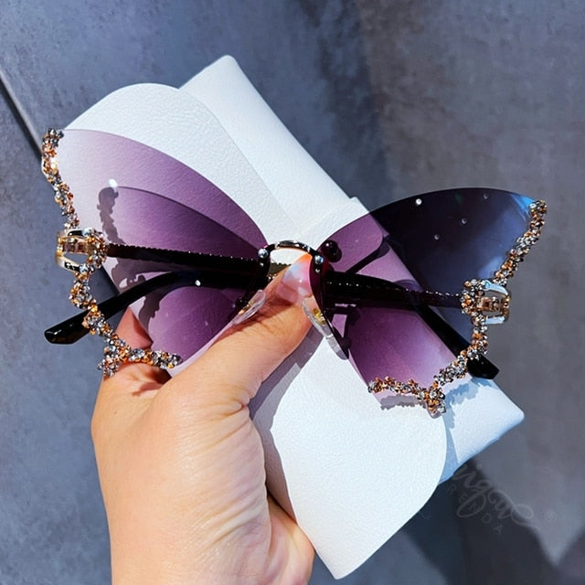 Diamond Butterfly Sunglasses